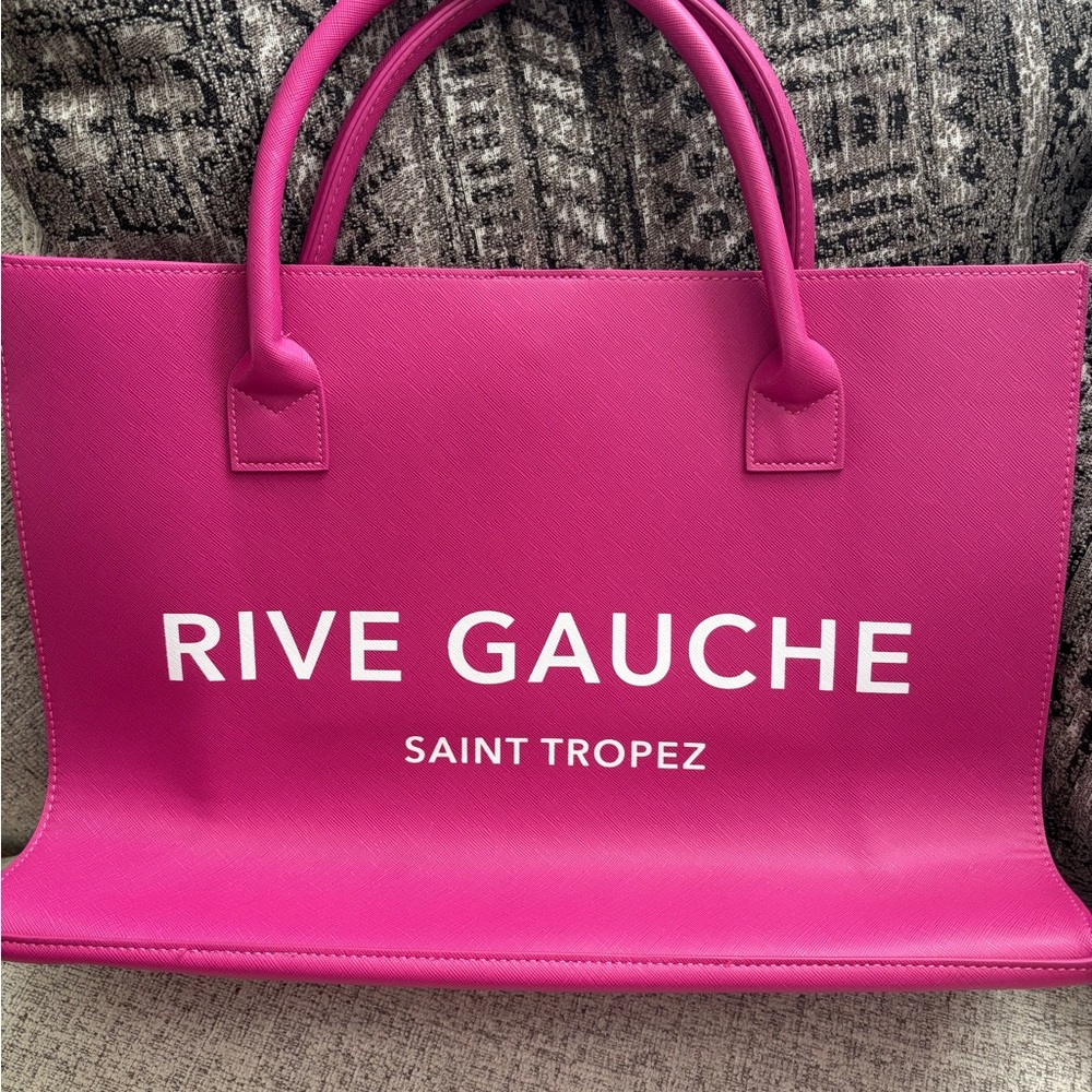 Rive Gauche Vegan Leather Tote Bag